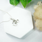 Om Silver Pendant : Small - Love Rocks